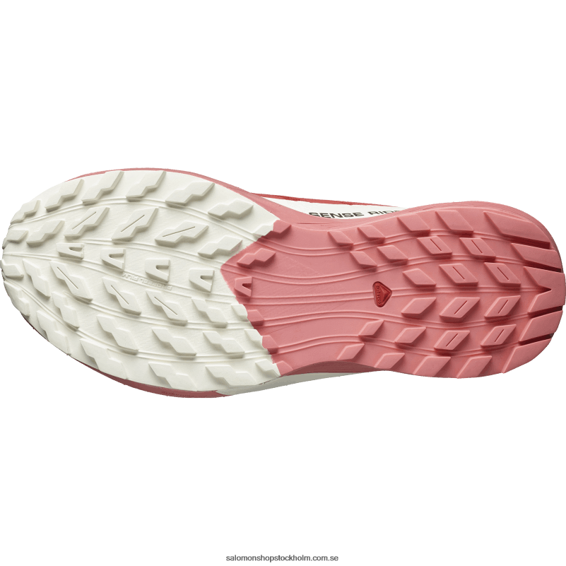Salomon teros/eldröd/vaniljis damlöparskor - sense ride 5 T82RP1498