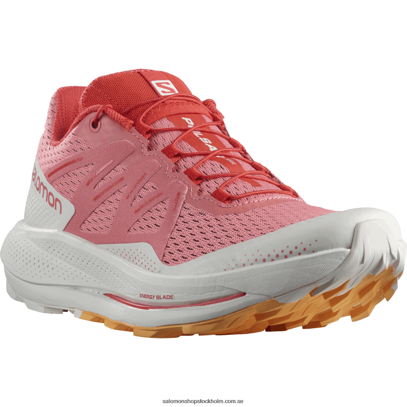 Salomon teros/nimbusmoln/flammande apelsin damlöparskor för trail - pulsar trail T82RP1511