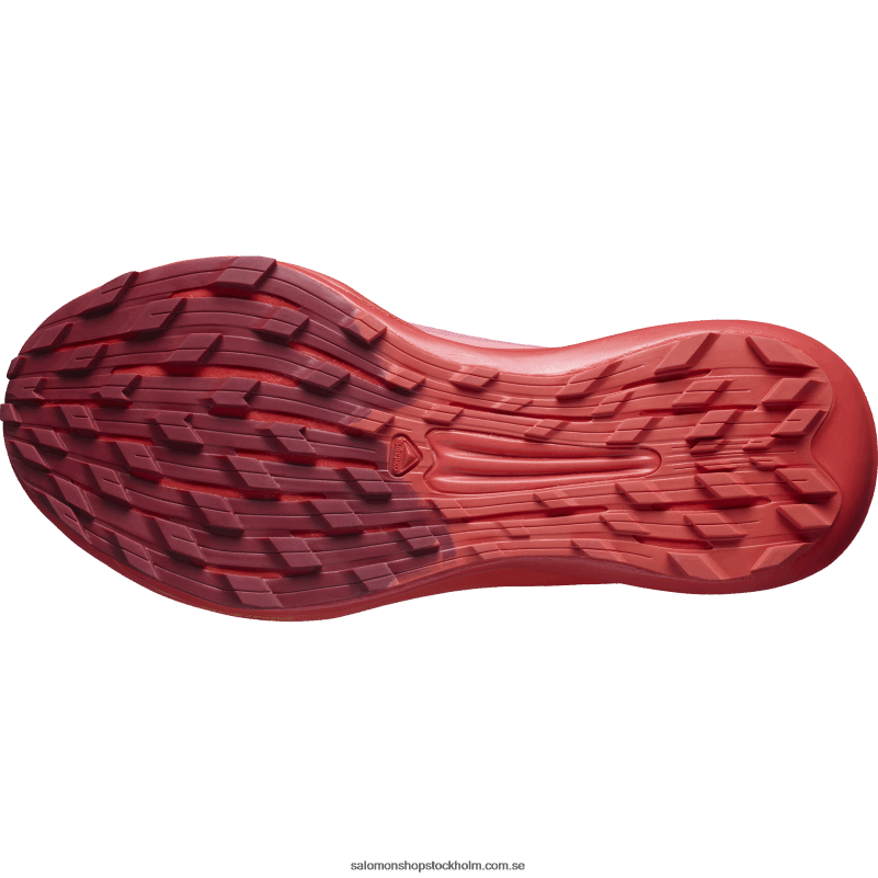 Salomon terosa/cyklingröd/flammande orange trail löparskor för dam - pulsar trail pro T82RP1533