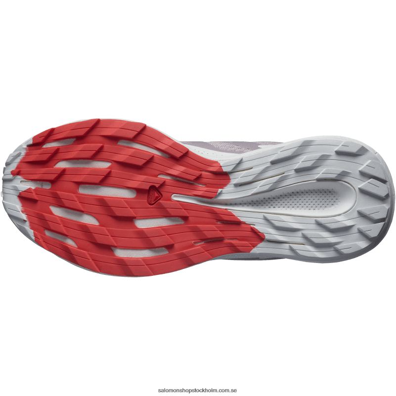 Salomon vaktel/månsten/vallmoröd damlöparskor för trail - pulsar trail T82RP1512
