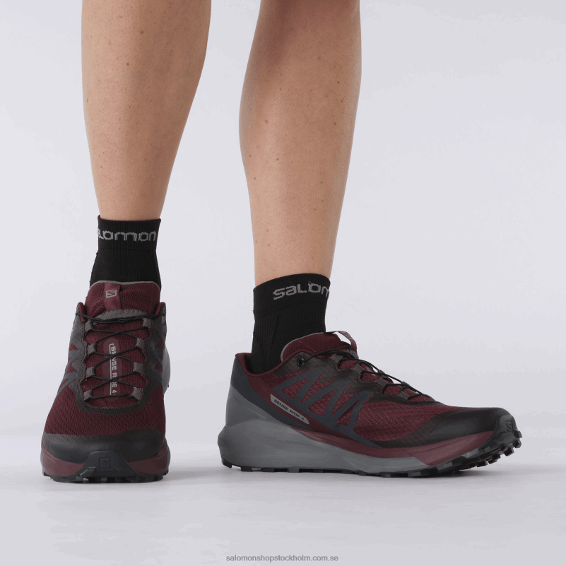 Salomon vinprovning/lugn skugga/ebenholts damlöparskor - sense ride 4 T82RP1538