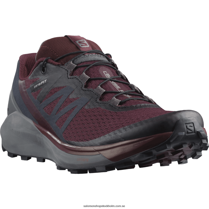 Salomon vinprovning/lugn skugga/ebenholts damlöparskor - sense ride 4 T82RP1538