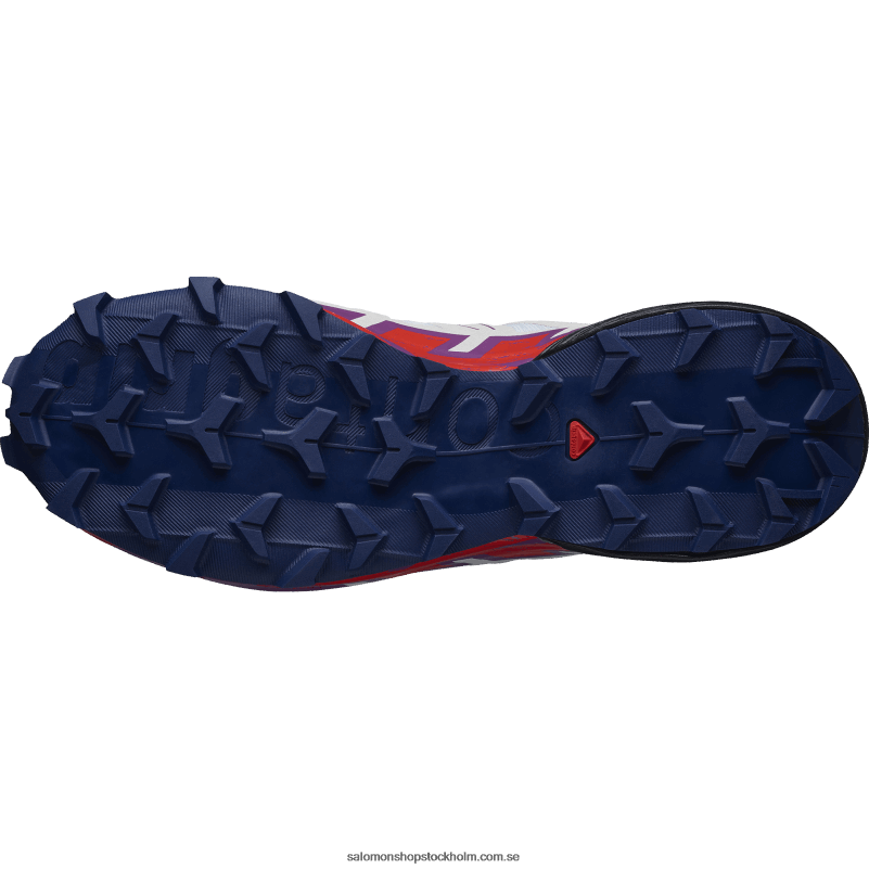 Salomon vit/mousserande druva/eldröd terrängskor för dam - speedcross 6 T82RP1506