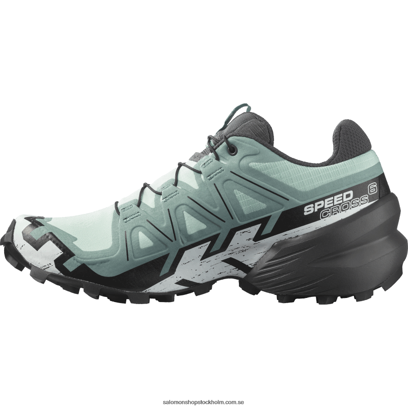 Salomon yucca/ebenholts/vit terrängskor för dam - speedcross 6 T82RP1505