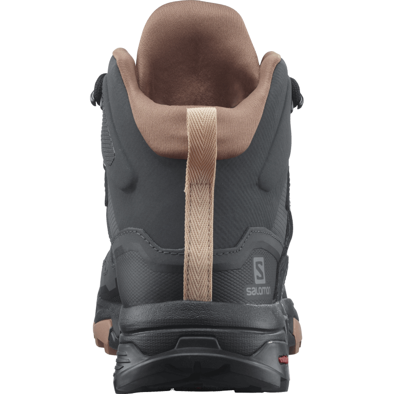 Salomon ebenholts/mockamousse/mandelkräm vandringskängor för dam - x ultra 4 mid gore-tex T82RP1133