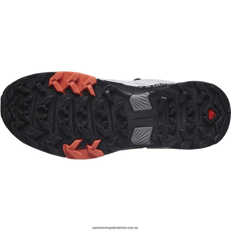 Salomon legering/tyst skugga/bränd sienna damvandringsskor - x ultra 4 vid gore-tex T82RP739