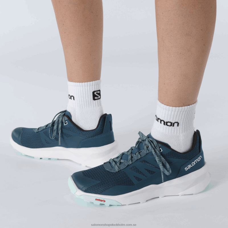 Salomon legion blå/vit/yucca damvandringsskor - patrull T82RP1125