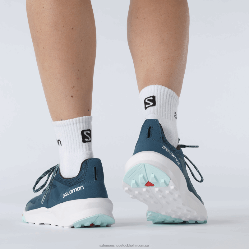 Salomon legion blå/vit/yucca damvandringsskor - patrull T82RP1125