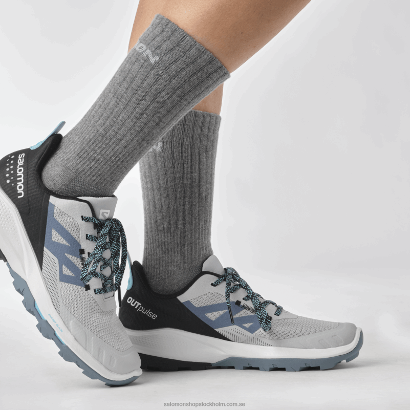 Salomon pärlblå/kinablå/blå utstrålning damvandringsskor - outpulse T82RP1282