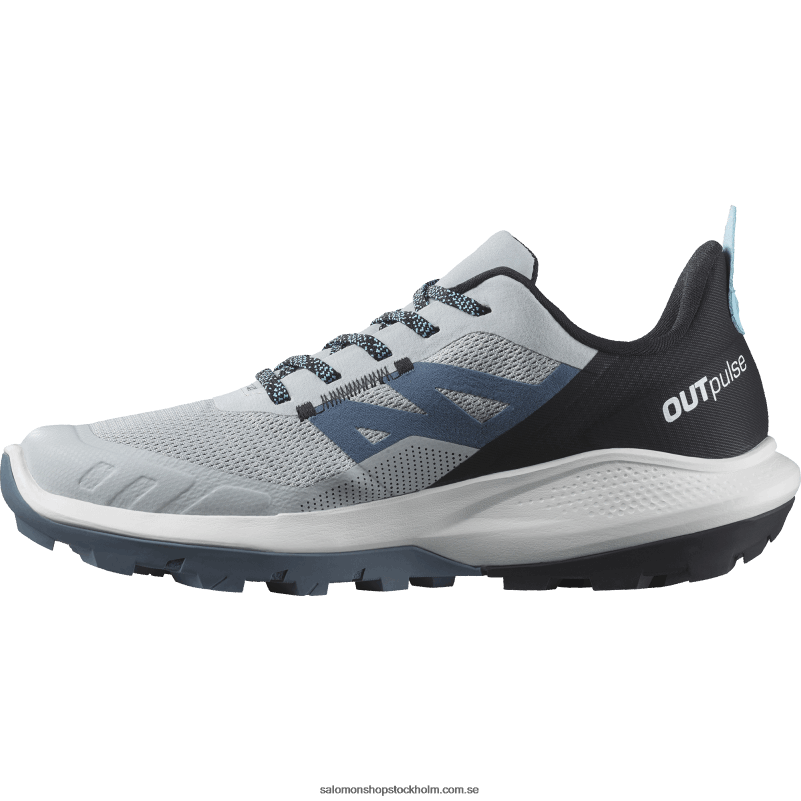 Salomon pärlblå/kinablå/blå utstrålning damvandringsskor - outpulse T82RP1282