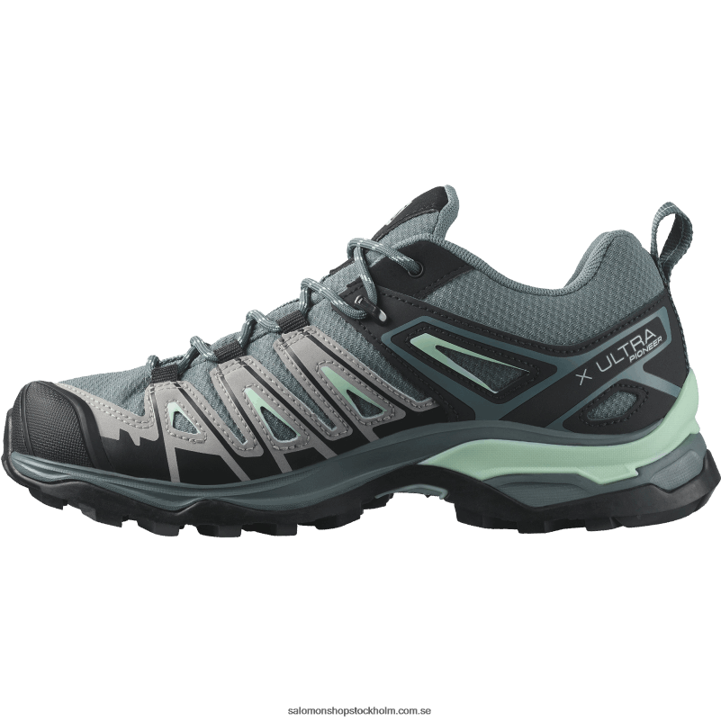 Salomon stormigt väder/legering/yucca damvandringsskor - x ultra pioneer clima vattentät T82RP1130
