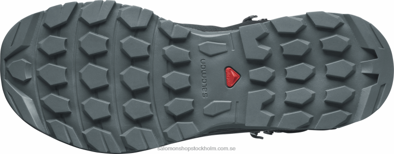 Salomon stormigt väder/svart/trooper vandringskängor för dam - vaya mid gore-tex T82RP1283