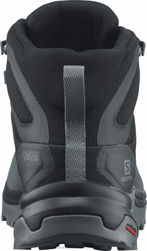 Salomon stormigt väder/svart/trooper vandringskängor för dam - vaya mid gore-tex T82RP1283