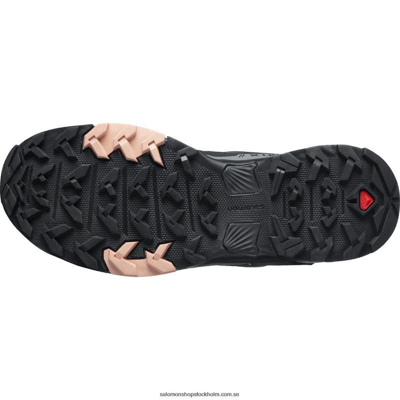 Salomon svart/tyst nyans/sirocco vandringsskor för kvinnor - x ultra 4 T82RP1119