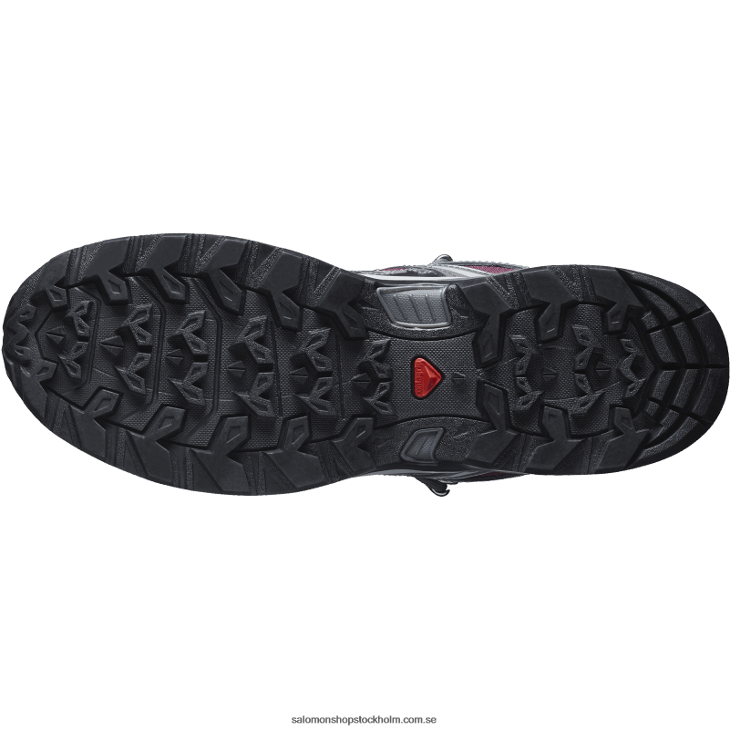 Salomon vinprovning/magnet/granitgrönt damvandringskängor - x ultra pioneer mid clima vattentät T82RP1278