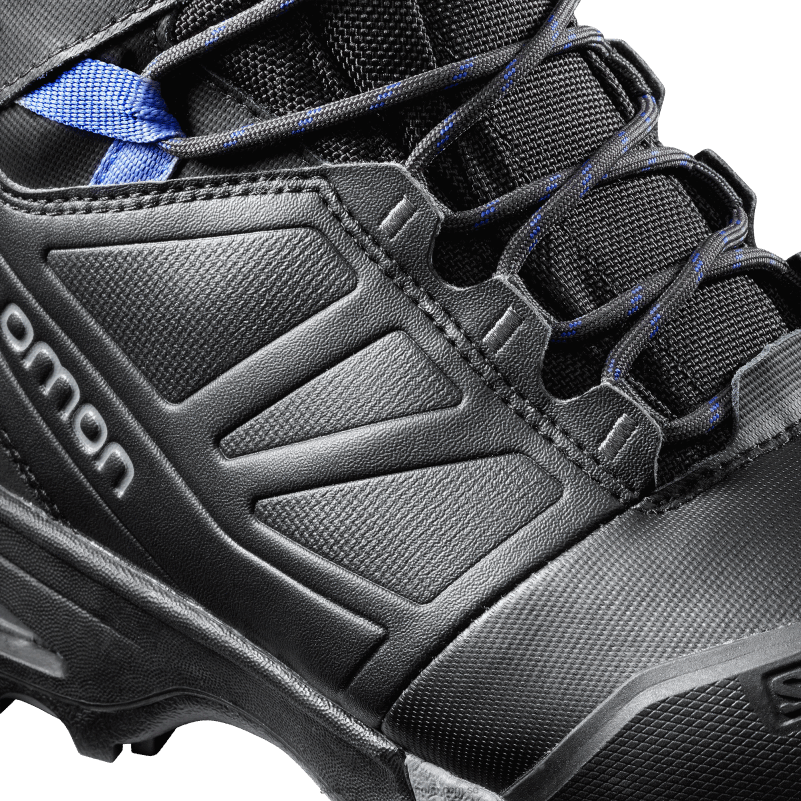 Salomon fantom/svart/amparoblå dam vinterstövlar - tondra pro clima vattentät T82RP783