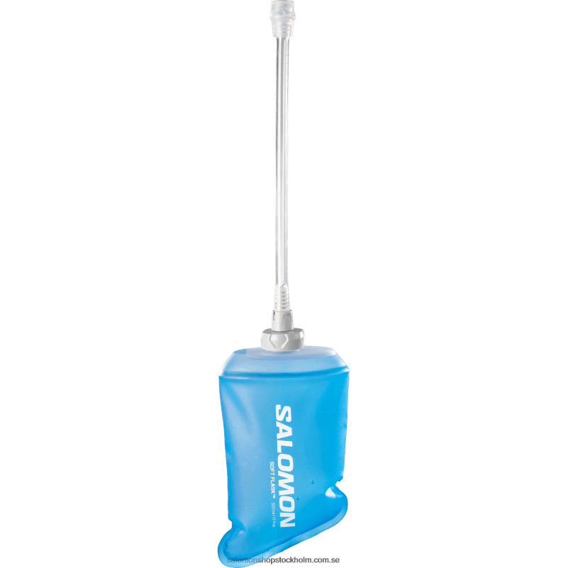 Salomon klarblå hydratiseringstillbehör för kvinnor - mjuk kolv 500ml/17oz halm 28 T82RP985
