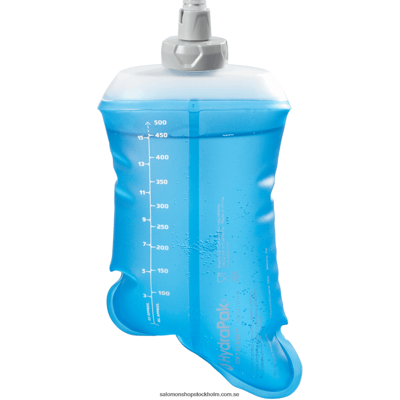 Salomon klarblå hydratiseringstillbehör för kvinnor - mjuk kolv 500ml/17oz halm 28 T82RP985