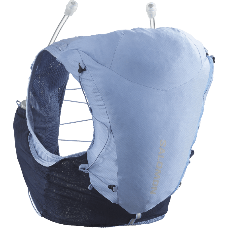 Salomon engelsk herrgård/svart iris löparväst dam med kolvar ingår - adv skin 12 T82RP966