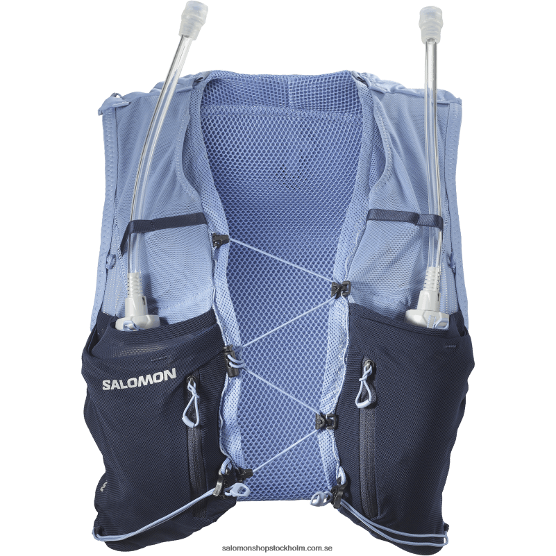 Salomon engelsk herrgård/svart iris löparväst dam med kolvar ingår - adv skin 12 T82RP966
