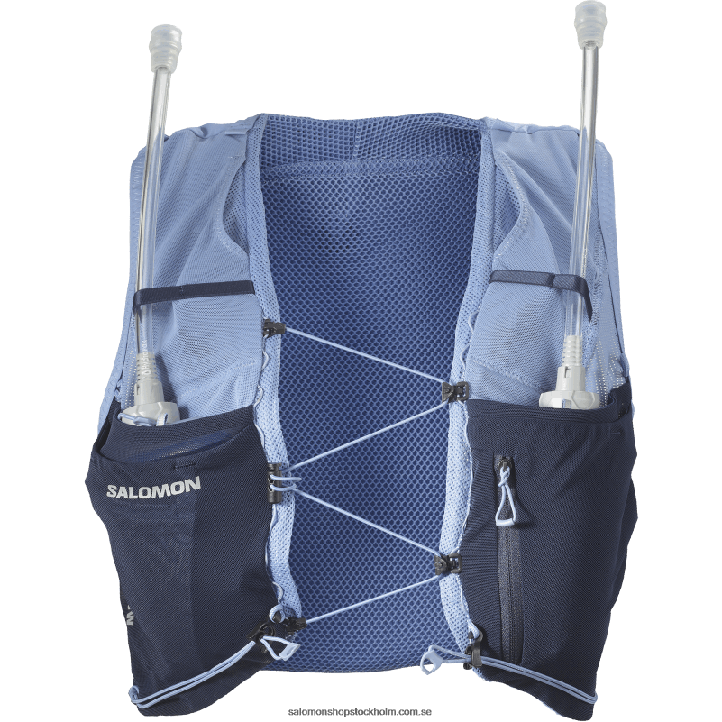 Salomon engelsk herrgård/svart iris löparväst dam med kolvar ingår - adv skin 5 T82RP971