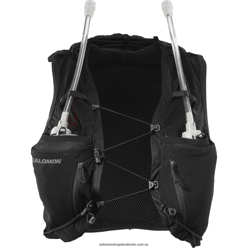 Salomon svart/ebenholts löparväst dam med kolvar ingår - adv skin 12 T82RP967
