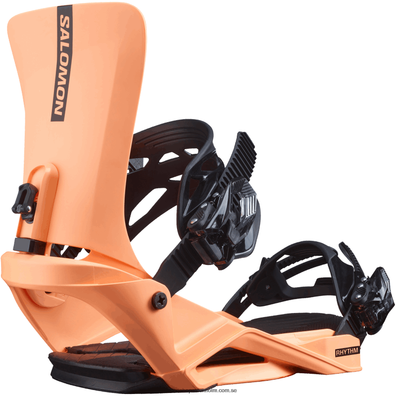 Salomon neon orange mäns snowboardbindningar - rytm T82RP605