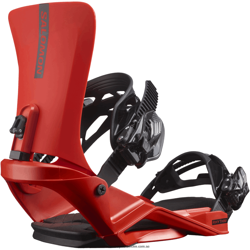Salomon röd mäns snowboardbindningar - rytm T82RP610