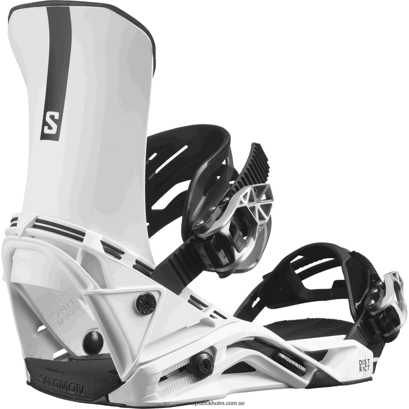 Salomon vit herr snowboard bindningar - distrikt T82RP603