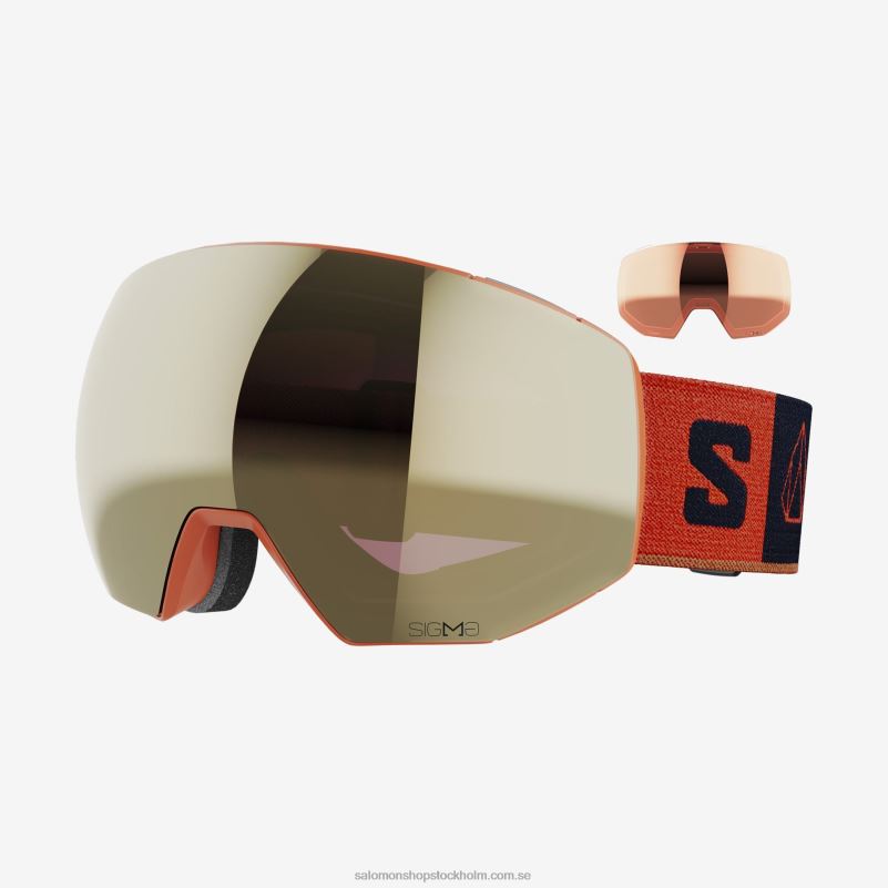 Salomon bränd ockra herrglasögon - radium prime sigma (och extra lins) T82RP669