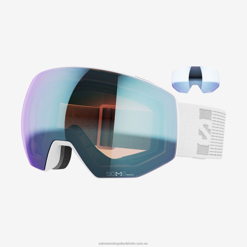 Salomon vit herrglasögon - radium prime sigma photochromic (och extra lins) T82RP666