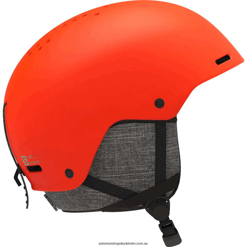 Salomon rödorange herrhjälm - brigad T82RP634