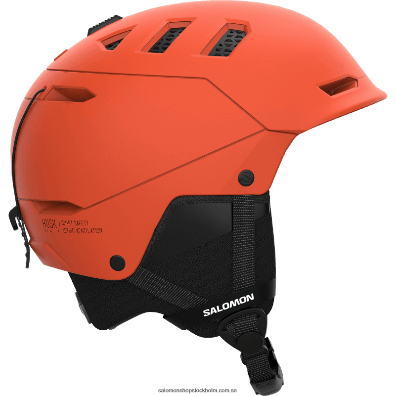 Salomon rödorange herrhjälm - husk pro T82RP627