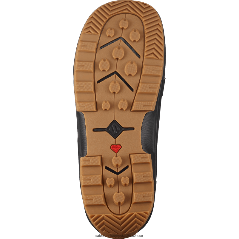 Salomon armégrön-x/svart/bränd ockra snowboardstövlar för män - echo lace sj boa T82RP593