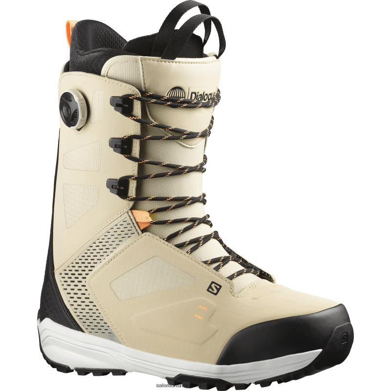 Salomon dimma/svart/vit snowboardboots för män - dialog spets sj boa T82RP585