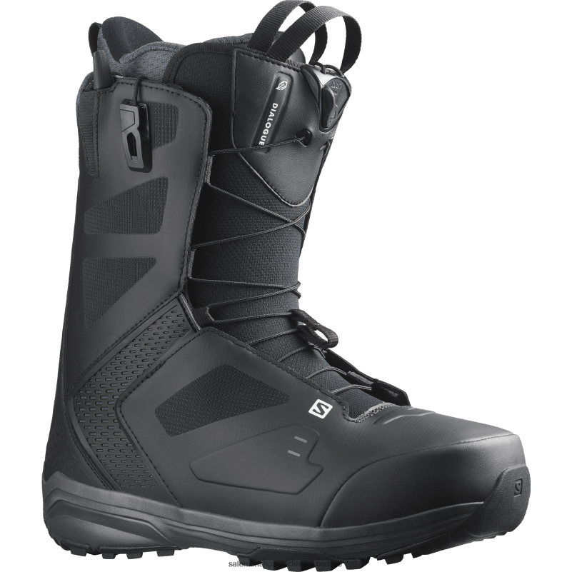 Salomon svart/magnet snowboardstövlar för män - dialog bred jp T82RP601