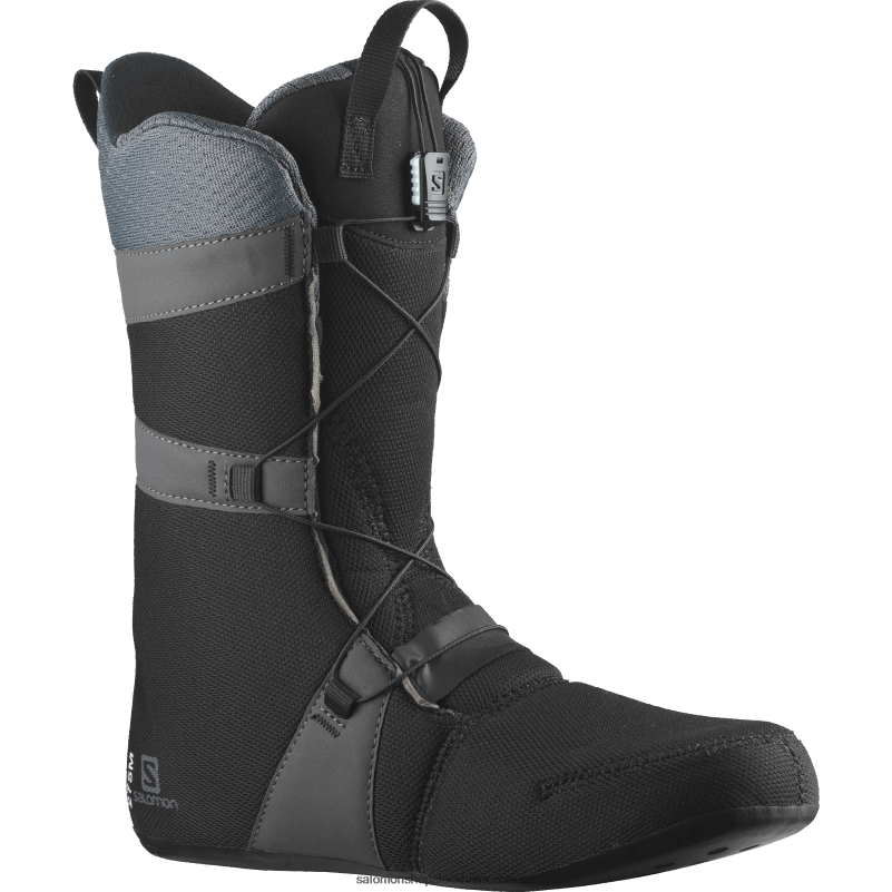 Salomon svart/magnet snowboardstövlar för män - dialog bred jp T82RP601