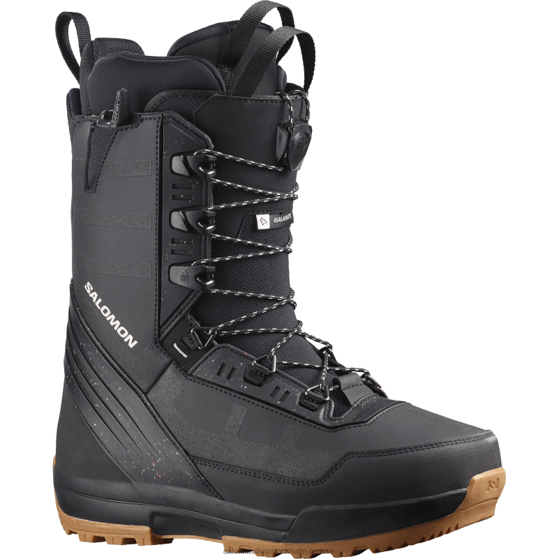 Salomon svart snowboardstövlar för män - malamute T82RP583