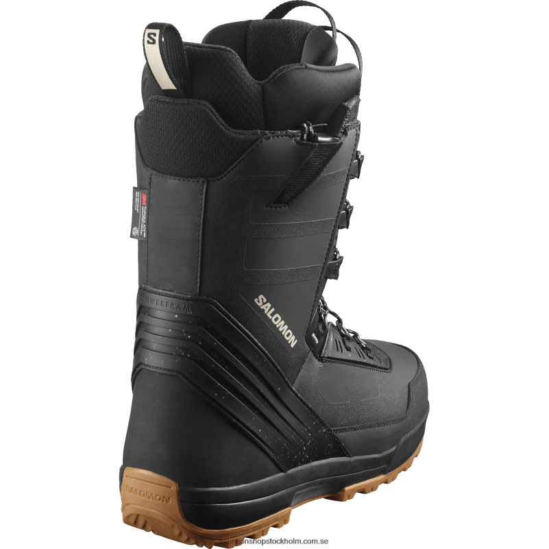 Salomon svart snowboardstövlar för män - malamute T82RP583