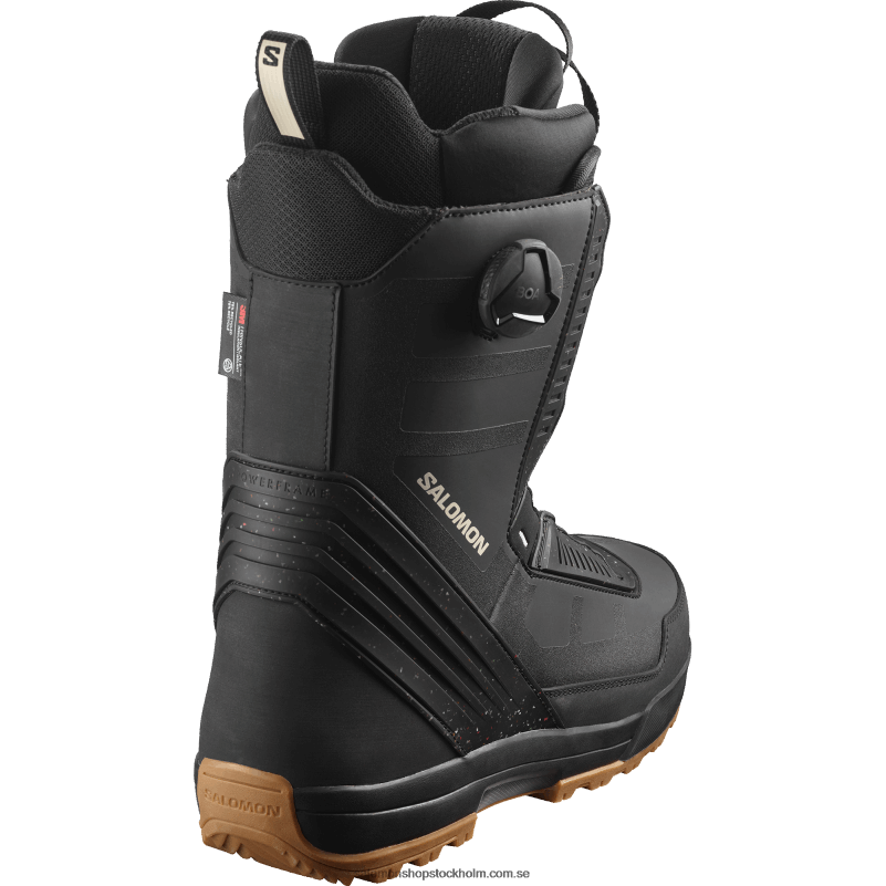 Salomon svart snowboardstövlar för män - malamute dual boa T82RP582