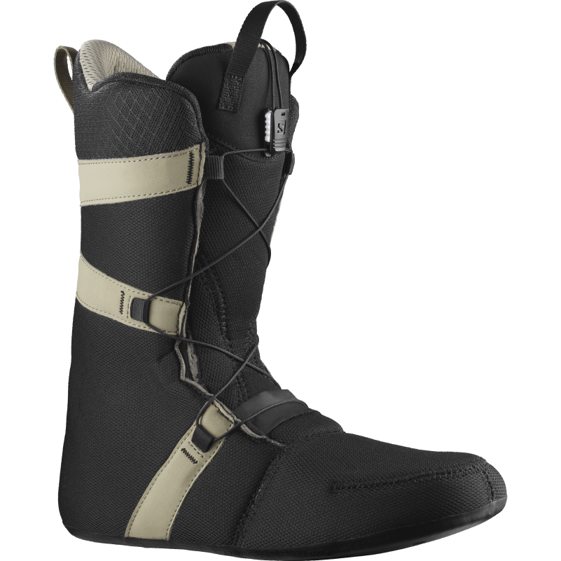 Salomon svart/vetiver snowboardboots för män - dialog spets sj boa T82RP584