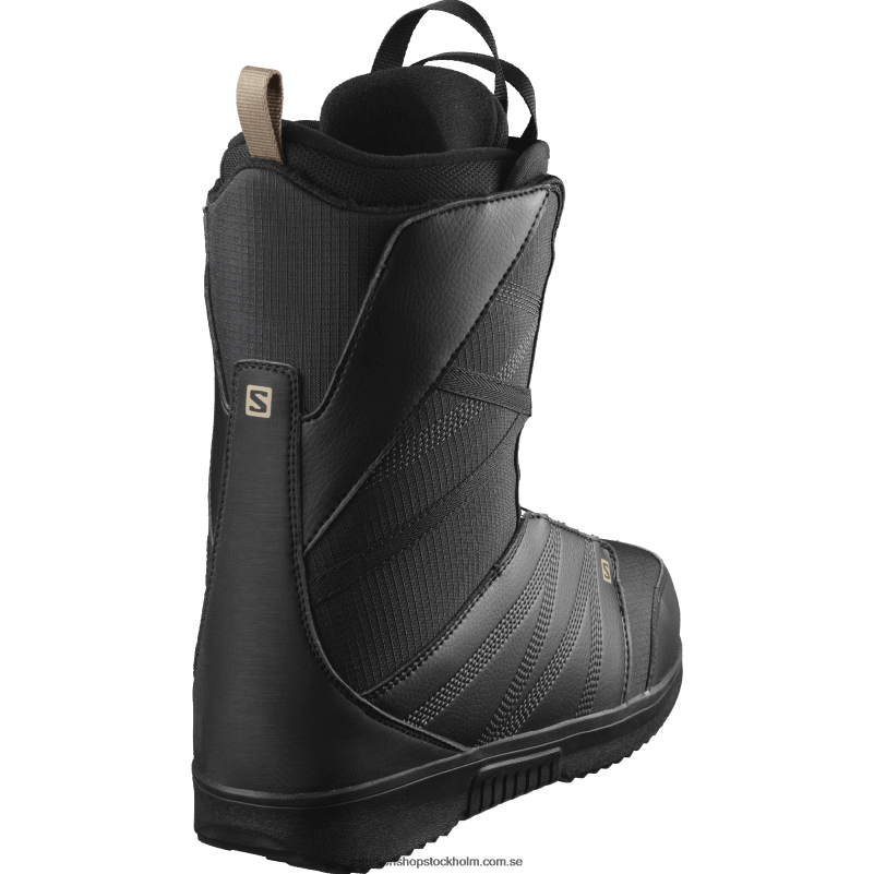 Salomon svarta/rostade cashewnötter snowboardstövlar för män - titan boa T82RP598