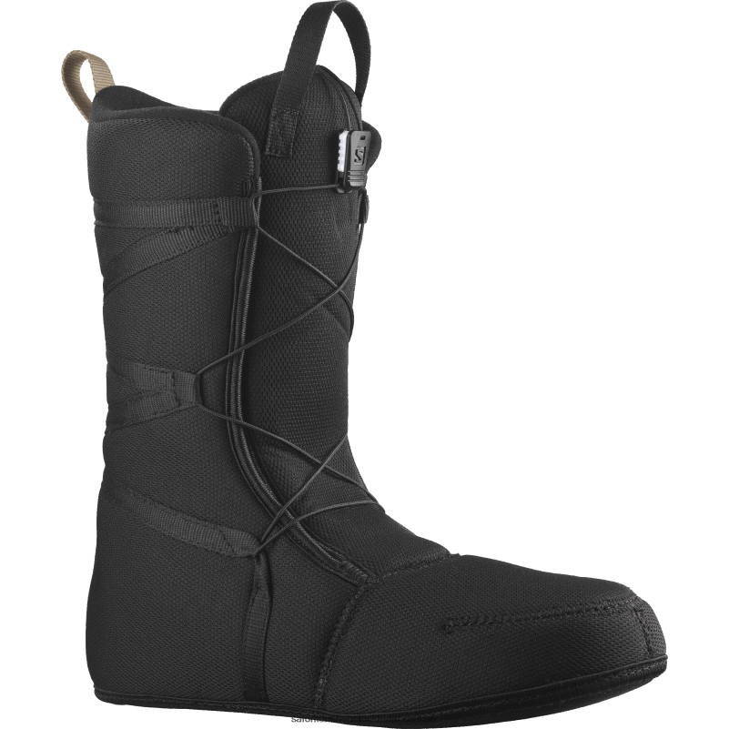 Salomon svarta/rostade cashewnötter snowboardstövlar för män - titan boa T82RP598