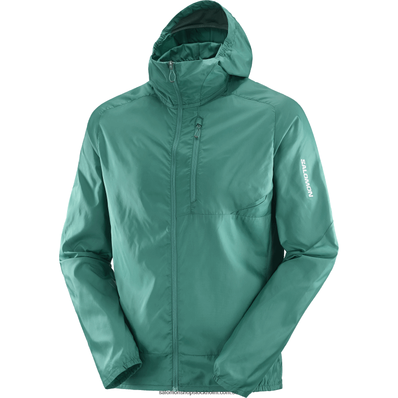 Salomon Stilla havet vindjacka herr hoodie - bonatti sidvind T82RP1096