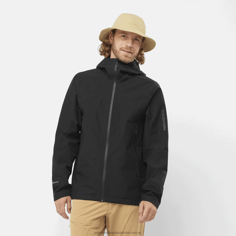 Salomon djup svart skaljacka herr - outline gore-tex 2,5l T82RP1106