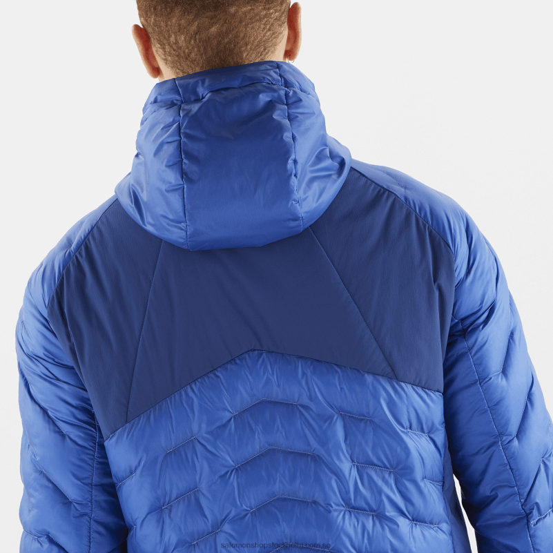 Salomon nautisk blå/marin pion Isolerad huvjacka för män - outline primaloft T82RP1089