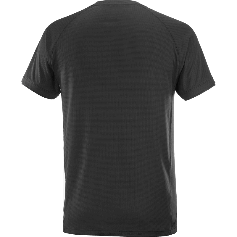 Salomon djup svart/vit kortärmad herr t-shirt - equipe T82RP243