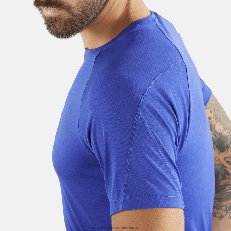Salomon surfa på nätet kortärmad herr t-shirt - cross run T82RP236