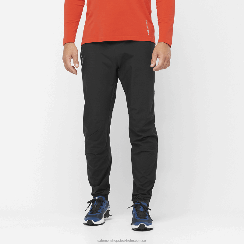 Salomon djup svart herrbyxor - bonatti trail T82RP251