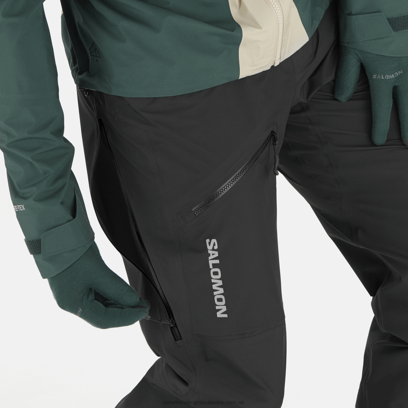 Salomon djup svart herrbyxor - mtn gore-tex T82RP256